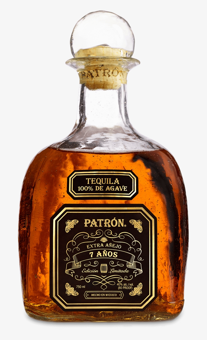 Tequila Patron Extra Añejo, transparent png download