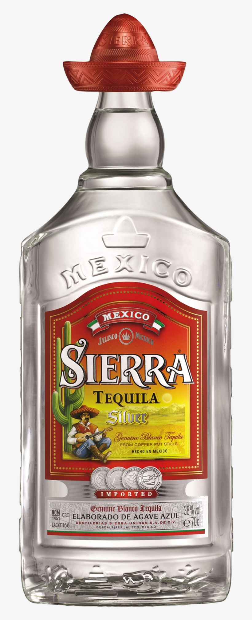 Sierra Tequila Silver 700ml Bottle - Tequila Silver, transparent png download
