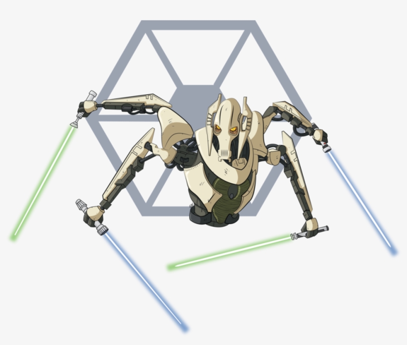 General Grievous By Gabkt - Star Wars Transparent Background General Grievous, transparent png download