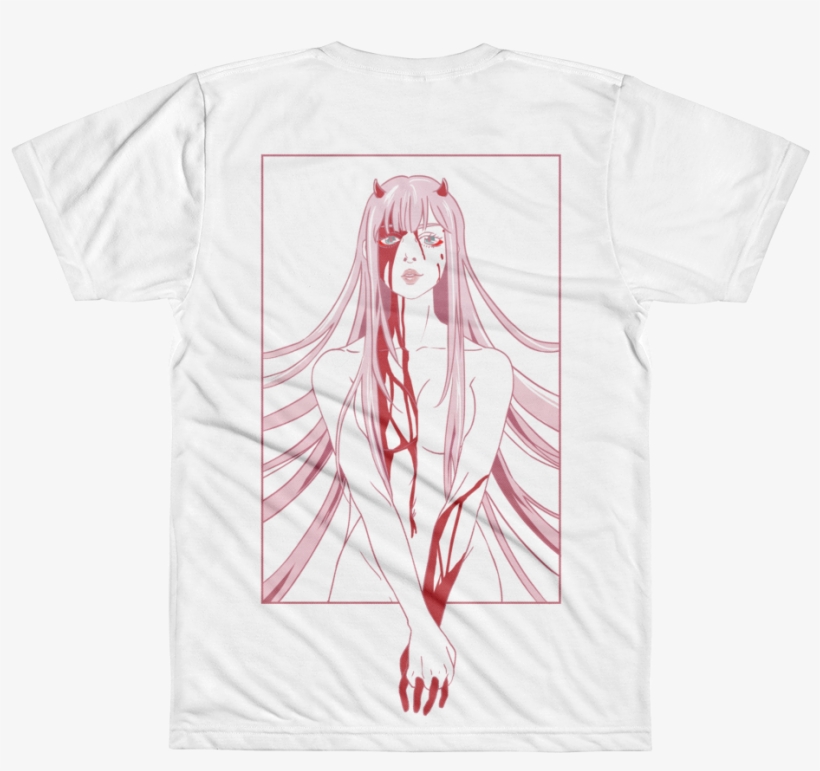 Image Of Red Handed Zero Two - Anime, transparent png download