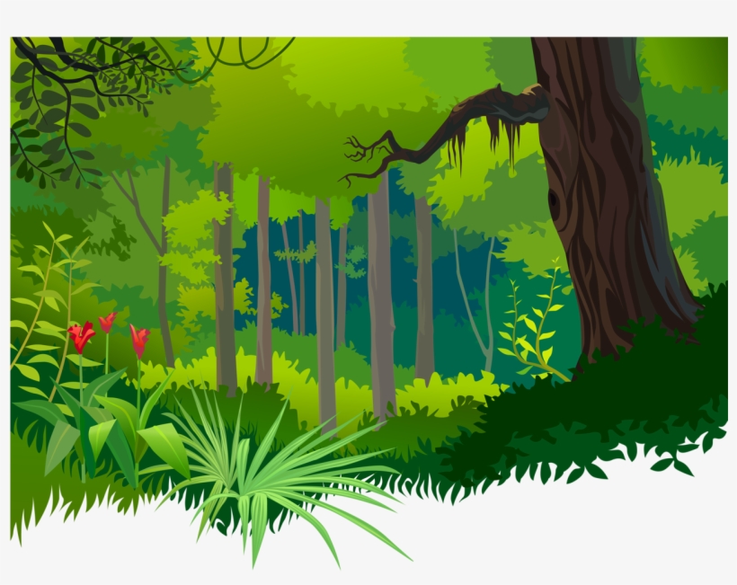 Pin By Thalie Saby On Papier D - Jungle Vectors, transparent png download