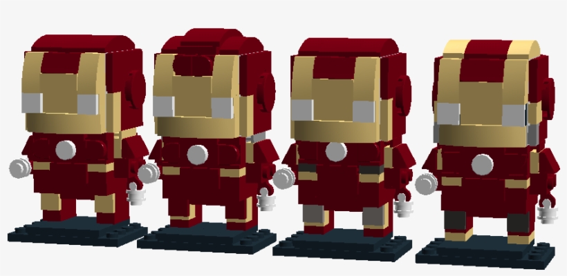 Yeah, Yeah, They're All Resigns But At Least They Look - Iron Man Brickheadz Custom, transparent png download