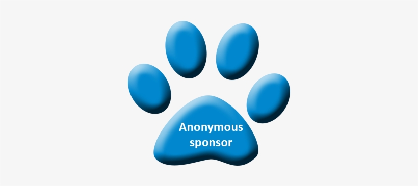 2018 Wags & Whiskers Sponsors - Logo De Huella De Perro Azul, transparent png download