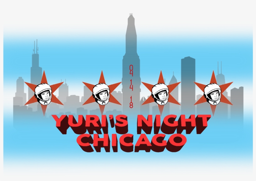 That's A Saturn V Joining The Chicago Skyline - Yuri's Night, transparent png download