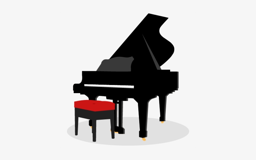 Piano Clipart Free Stock Free Download On Melbournechapter - Silhouette Piano Clip Art, transparent png download