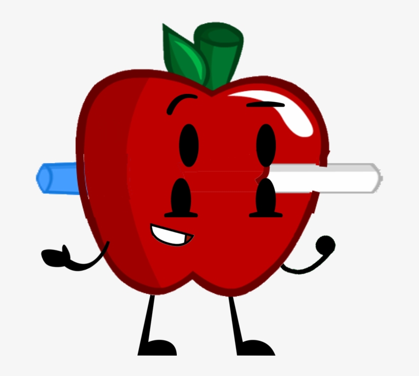 Apple Pen - Apple Cartoon Png, transparent png download
