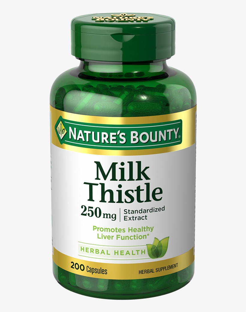 250 Mg - Nature's Bounty Milk Thistle, transparent png download