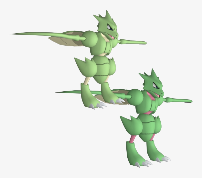 Download Zip Archive - Pokemon Scyther Sprite, transparent png download