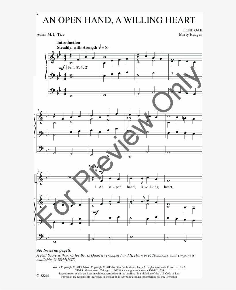 An Open Hand A Willing Heart Thumbnail - Transylvanian Lullaby Violin Pdf, transparent png download