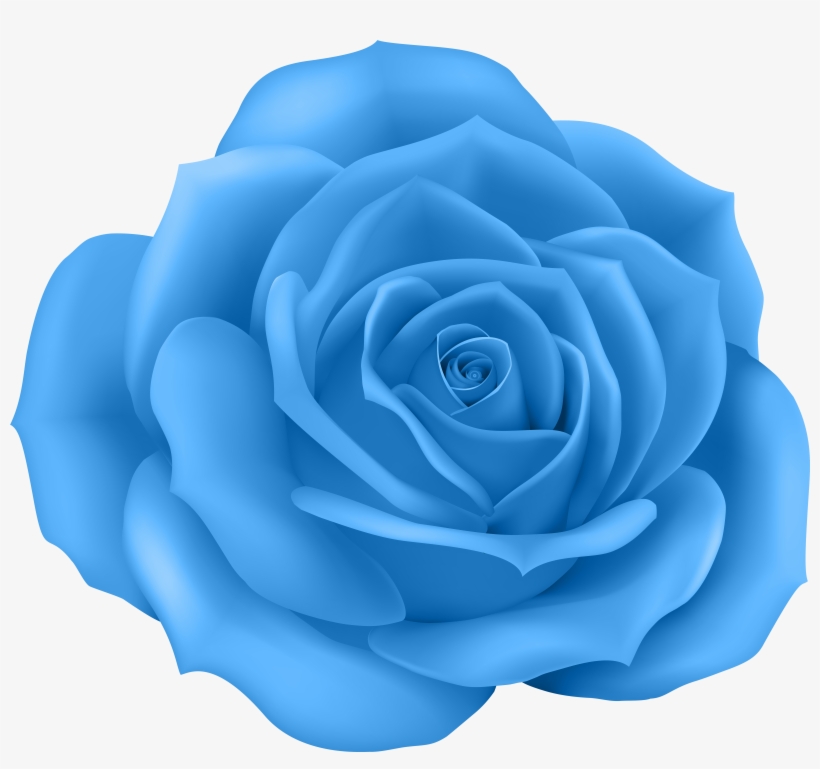 Rose Blue Clip Art Png Image, transparent png download