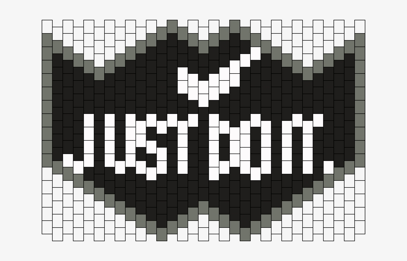 Just Do It Nike Mask Bead Pattern - Alton Towers, transparent png download