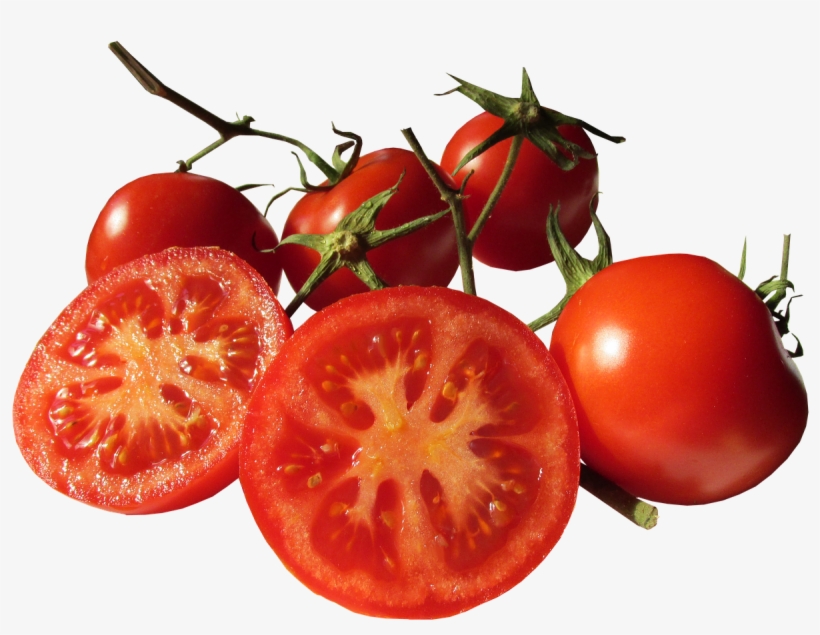Tomatoes Cut Food - Tomato, transparent png download