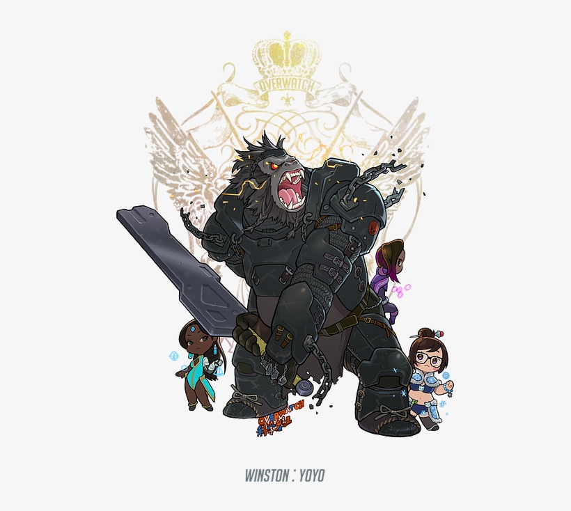Overwatch Characters As Fantasy Heroes - Overwatch Characters Final Fantasy, transparent png download