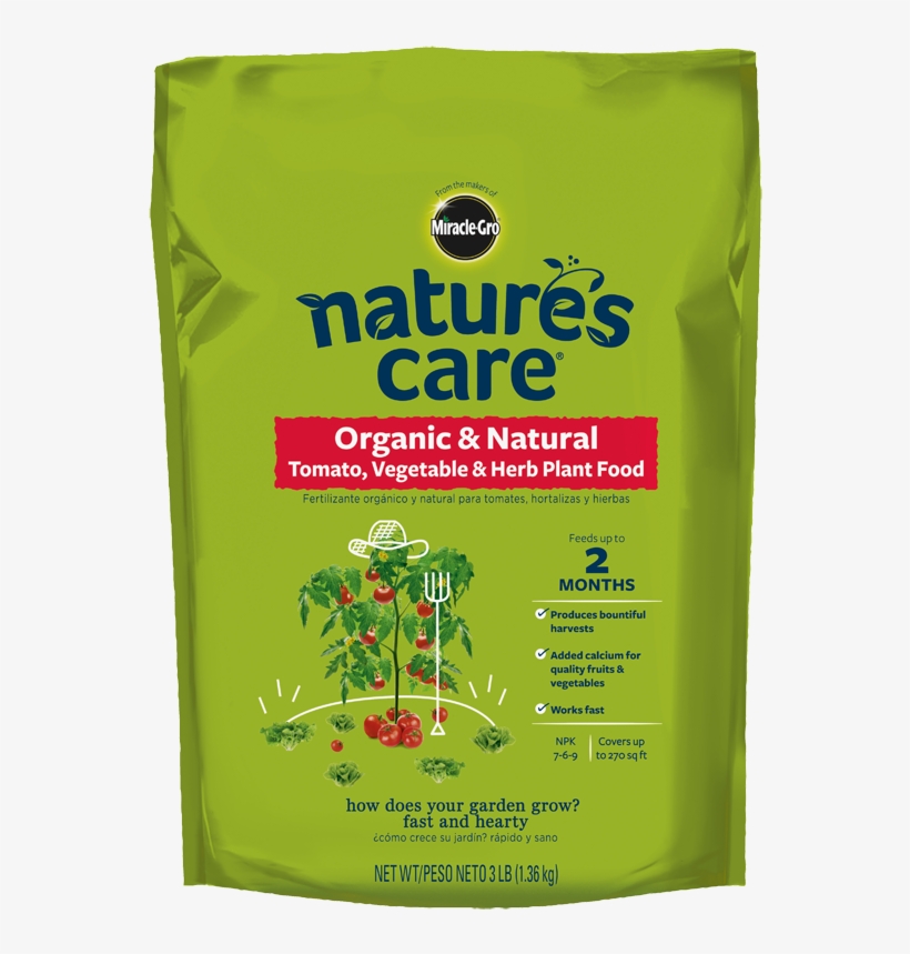 Tomato, Vegetable & Herb Plant Food - Nature's Care Organic & Natural Potting Mix, transparent png download