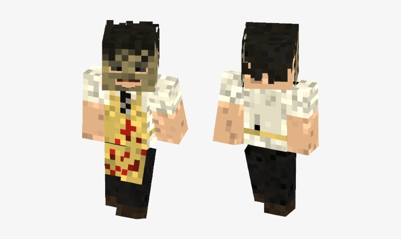 Improved Leatherface - Minecraft, transparent png download