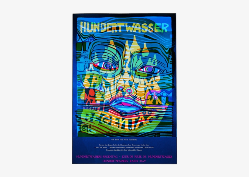 Poster For Hunterwasser's Rainy Day - Hundertwasser's Rainy Day, transparent png download