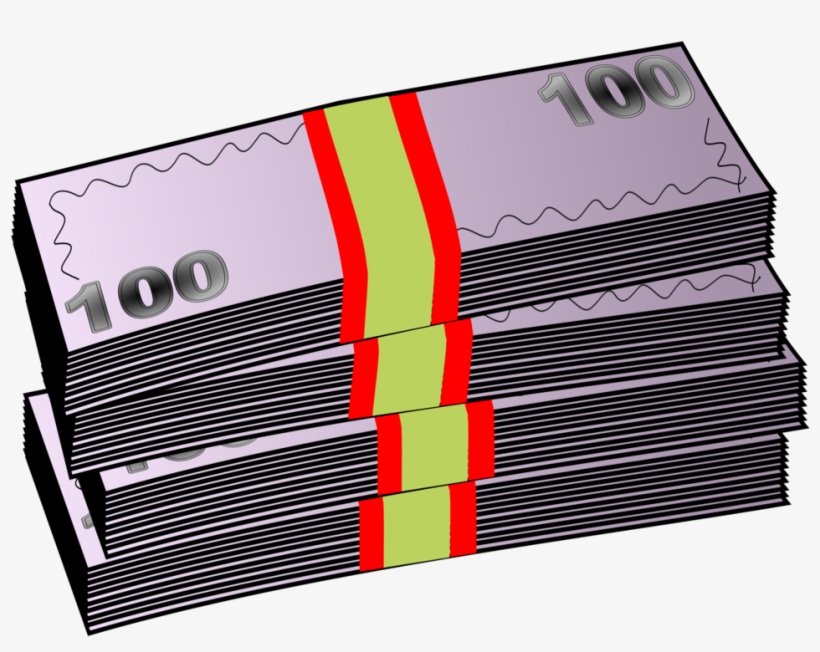 Euro Banknotes Money Bag Currency - Bank Note Clipart Png, transparent png download