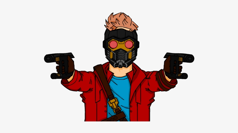 Svg Free Download Starlord Drawing - Gun Barrel, transparent png download