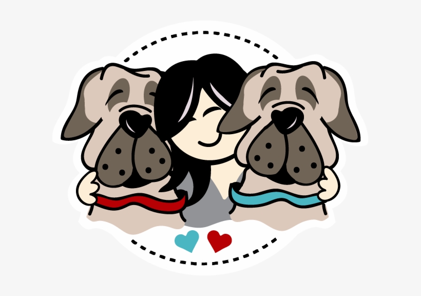 Big Dog Mom Round Logo - Dog, transparent png download