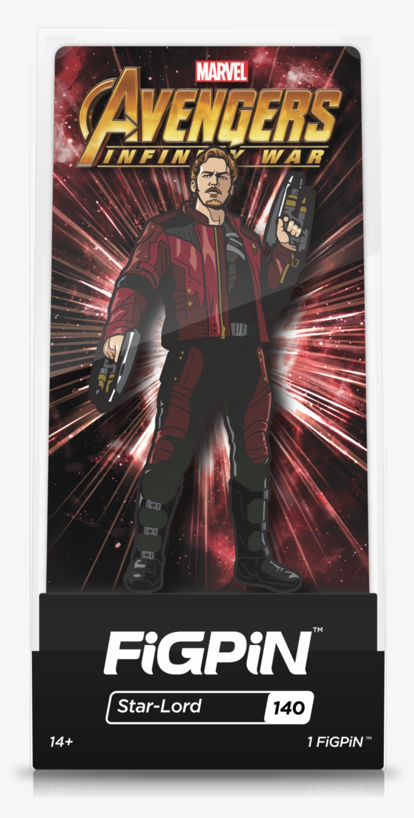 Star-lord - Avengers Infinity War Iron Spider Figpin, transparent png download