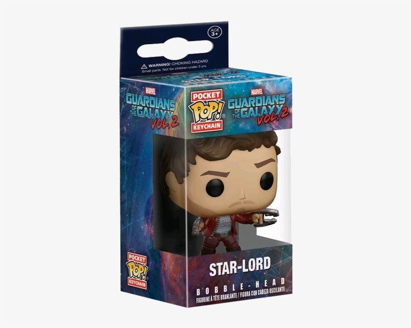 Star-lord Pocket Pop Keychain - Funko Pop Keychain Guardians Of The Galaxy Star Lord, transparent png download
