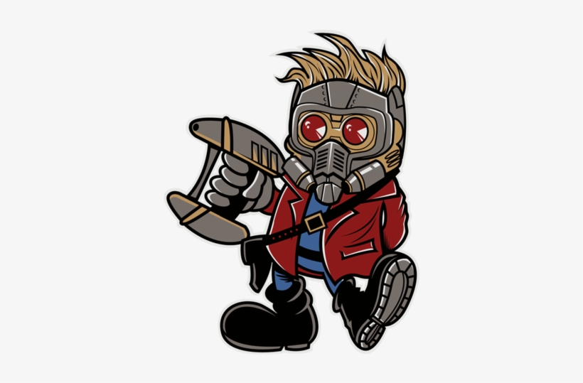 T-shirts, Star Lord Vintage Cartoon S - Character, transparent png download