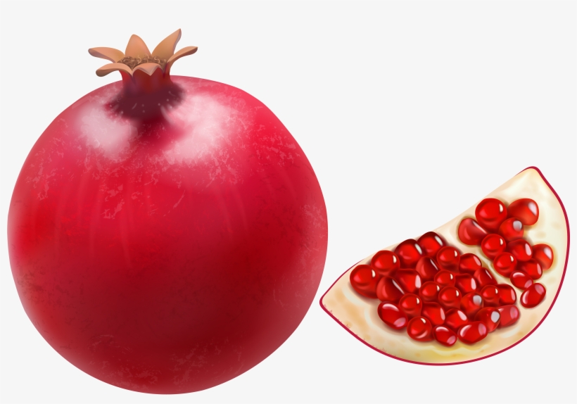 Clip Art Of Pomegranate, transparent png download