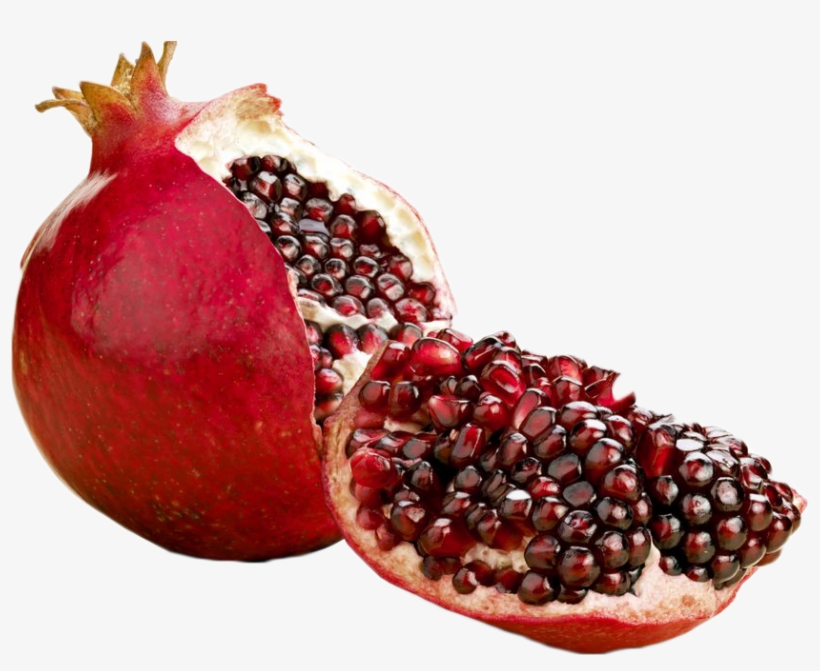 Pomegranate Halved Png Image - Pomegranate Fruit No Background Png, transparent png download