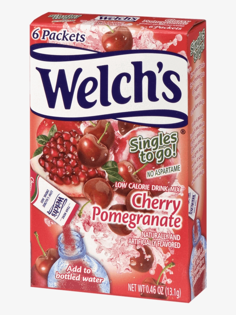 Welch's Cherry Pomegranate Singles - Welch's Cherry Pomegranate Singles To Go, transparent png download