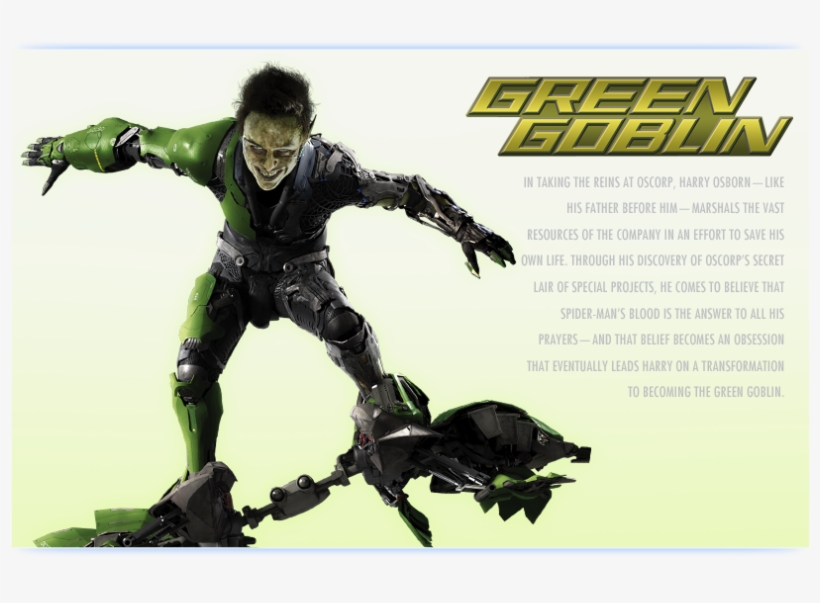 Character Bios Green Goblin - Spider-man, transparent png download