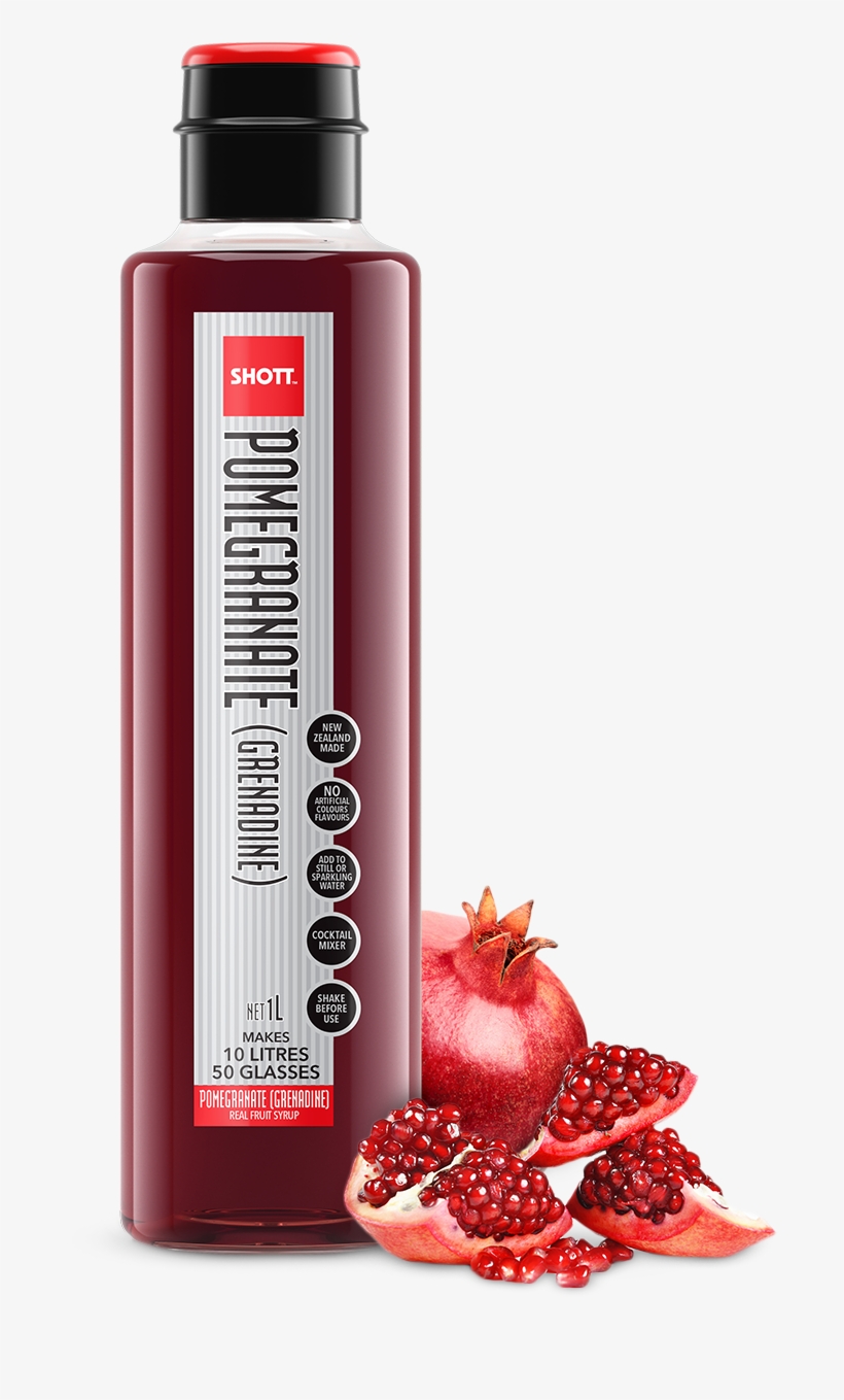 Pomegranate - Shott Chai Latte Syrup 1litre, transparent png download