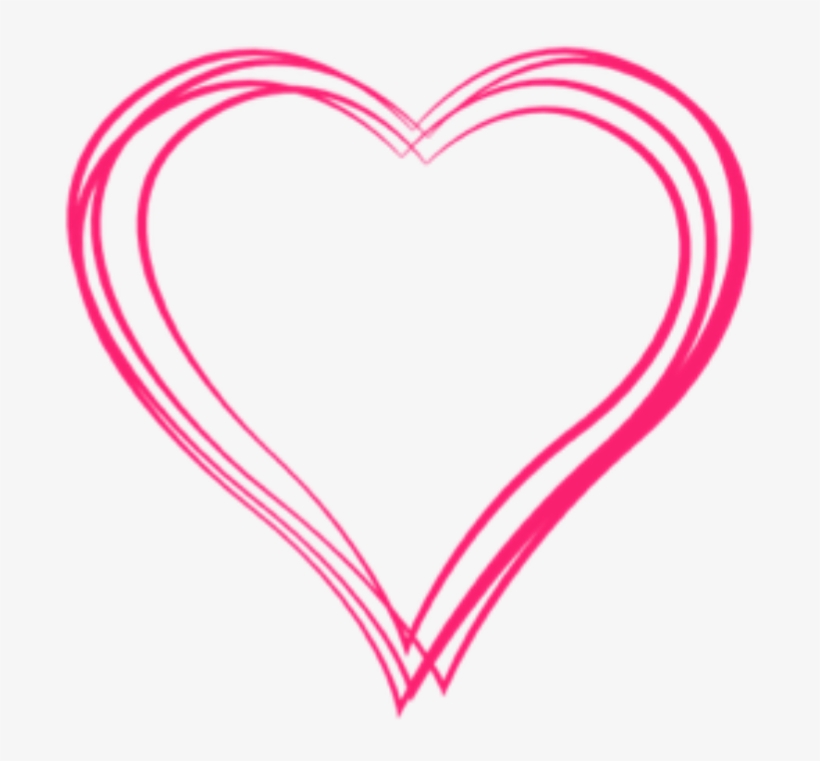Ftestickers Heart Cute Pink Sticker By Picsart - Heart Png For Picsart, transparent png download