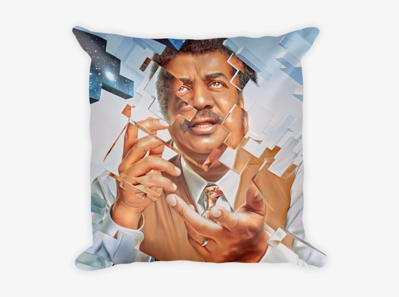 Neil Degrasse Tyson Pillow - Painting, transparent png download