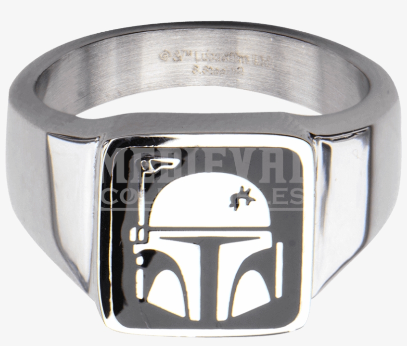 "boba Fett Helmet Signet Ring", transparent png download