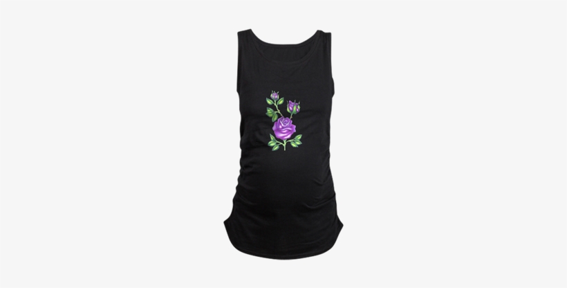 Beautiful Purple Roses Tank Top - Active Tank, transparent png download