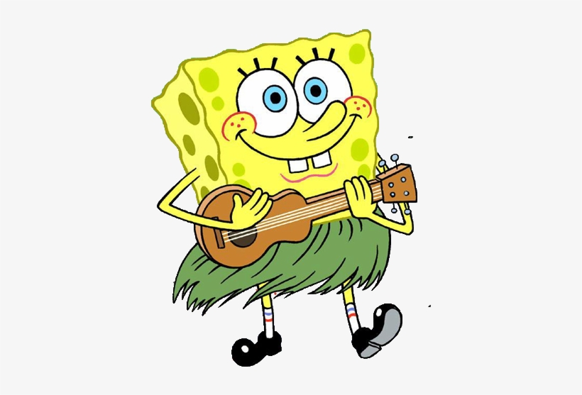 Bob Esponja Png - Spongebob Playing An Instrument, transparent png download