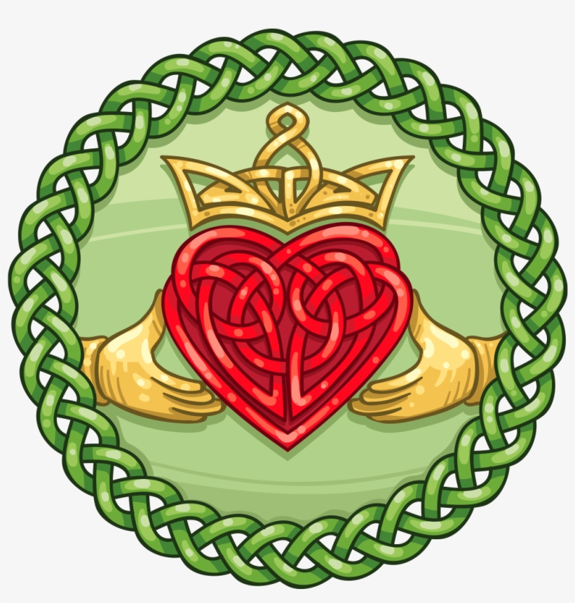 Claddagh Claddagh - Cafepress Celtic Knotwork Framed Tile, transparent png download