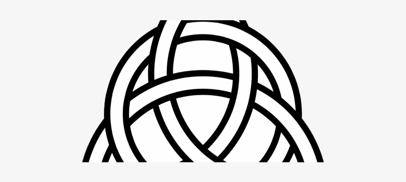 528px Triquetra Circle Interlaced - Celtic Love Symbol, transparent png download