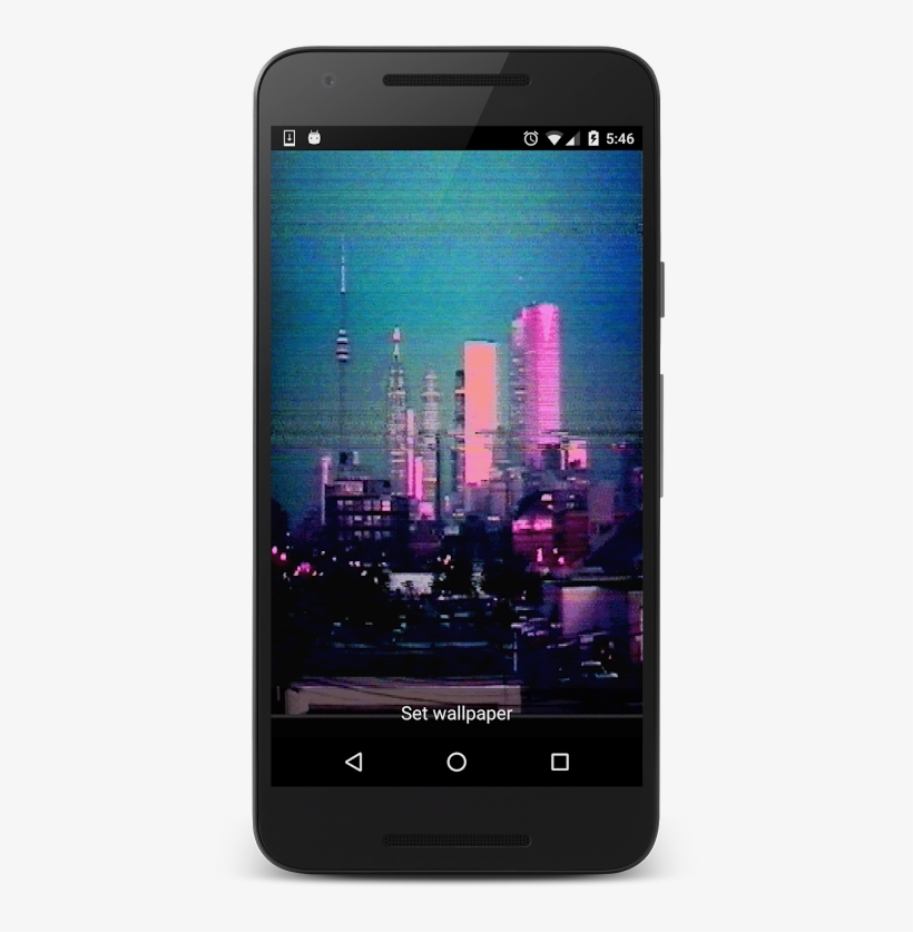 Vaporwave Live Wallpaper - Smartphone, transparent png download