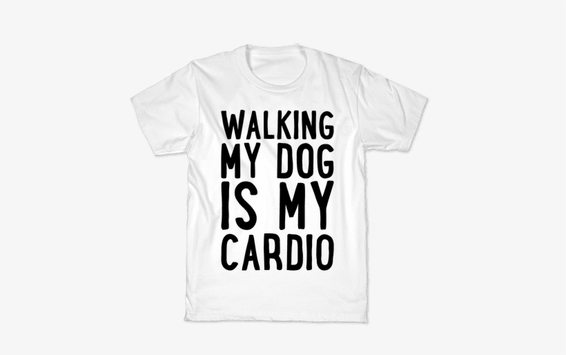 Walking My Dog Is My Cardio Kids T-shirt - Chips And Salsa Meme, transparent png download
