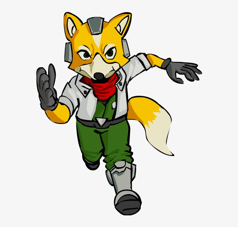 Fox-1 - Super Smash Bros Crusade Fox, transparent png download