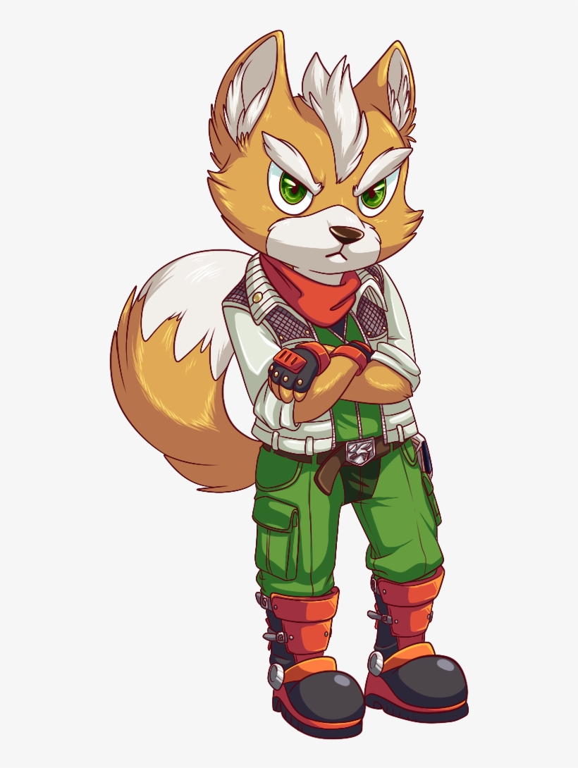 Fox Mccloud By Britishstarr On Deviantart - Fox Mccloud 2d, transparent png download