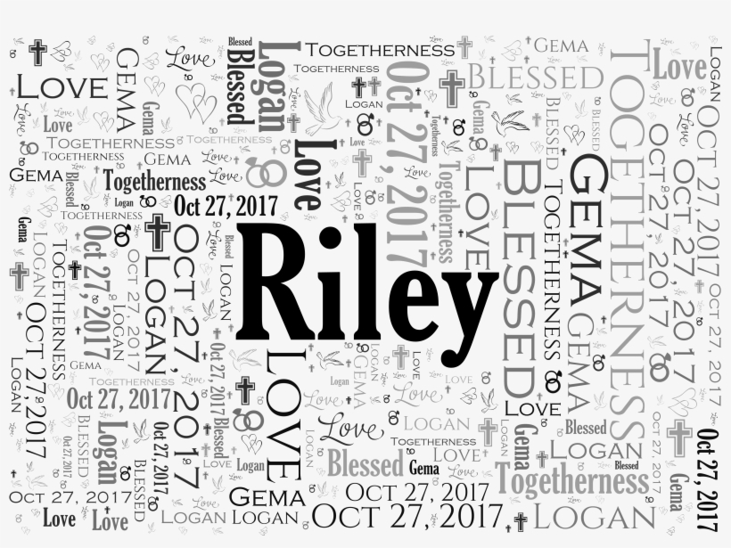 Personalized Family Word-art Tapestry Throw - Adadiskon, transparent png download