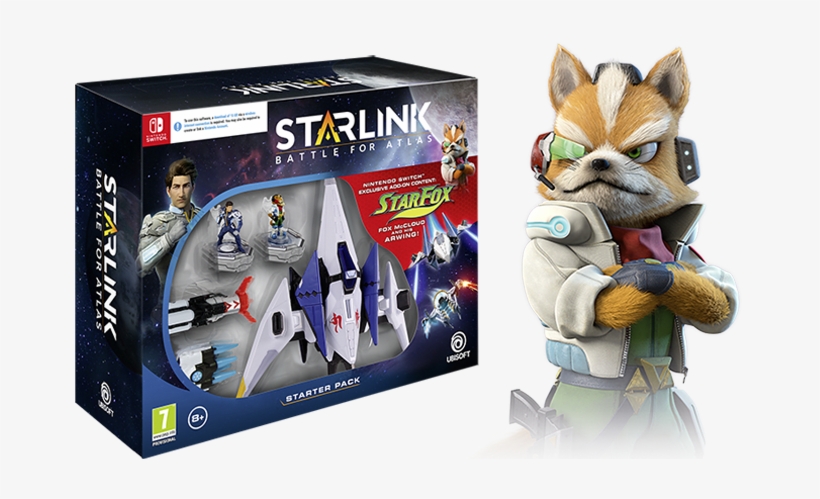 Battle For Atlas On Switch Arwing Starship Fox Mccloud - Starlink Battle For Atlas Star Fox, transparent png download