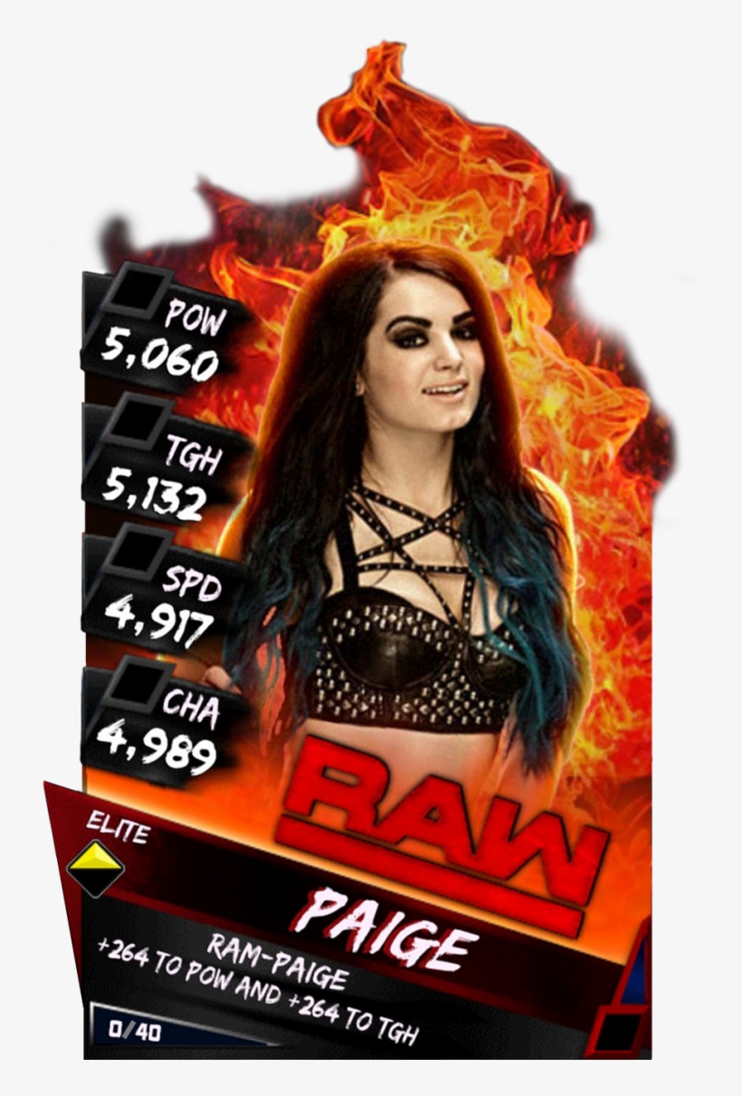 Supercard Paige S4 18 Titan Ringdom Supercard Paige - Wwe Supercard, transparent png download