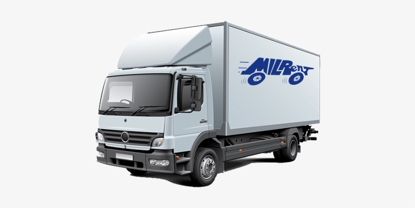 Milrent Truck Rental - Trailer Truck, transparent png download