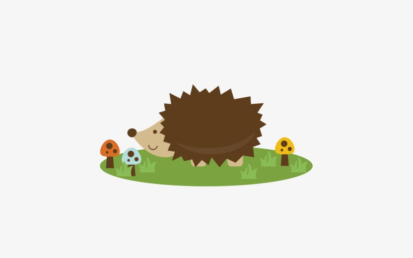 Porcupine Clipart Cute Hedgehog - Baby Hedgehog Clip Art, transparent png download