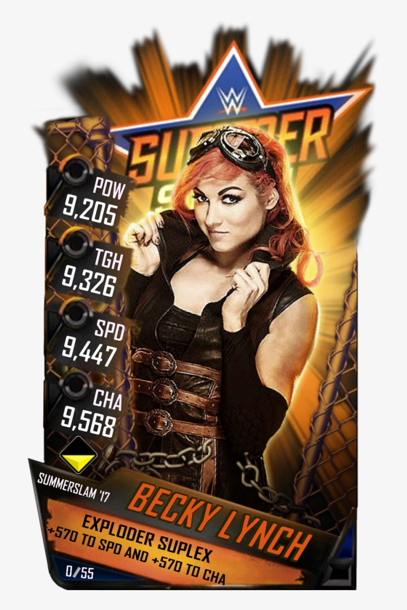 Beckylynch S3 15 Summerslam17 - Wwe Supercard Summerslam 17 Cards, transparent png download