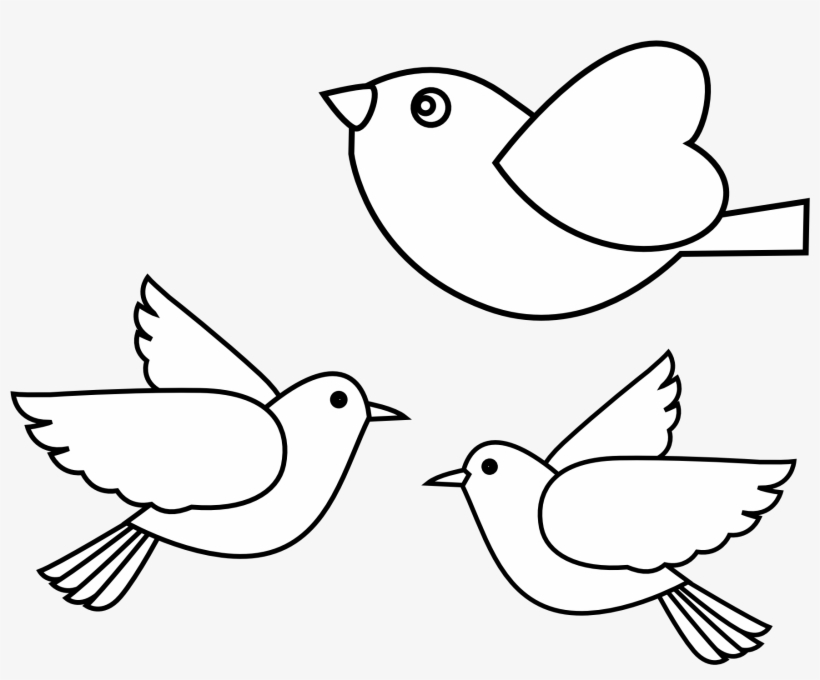 Peace Dove 1 39 Black White Line Art Christmas Xmas - Portable Network Graphics, transparent png download
