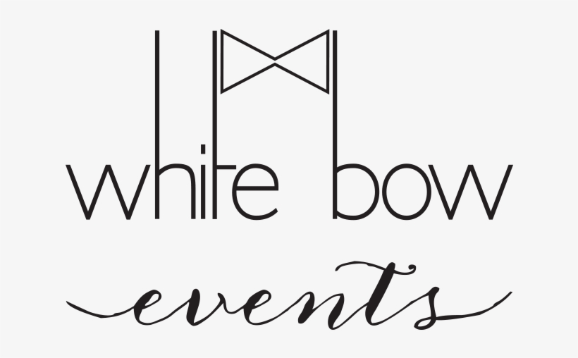 White Bow Events White Bow Events - Calligraphy, transparent png download